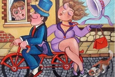 Bicycle ride by Lubov Toteva