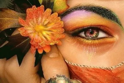 Lady with Flowr