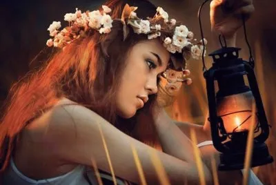 fille fleur jigsaw puzzle