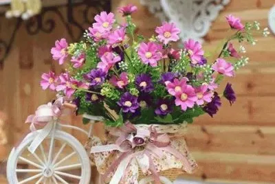 bicicleta de flores