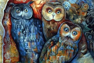 Owls by Oxana Zaika