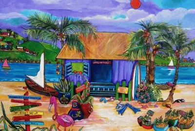 Tropical Island by Patti Schermerhorn
