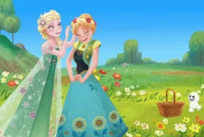Elsa Anna jigsaw puzzle