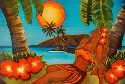 Sitting under the Banana Tree by Robin Bones jigsaw puzzle