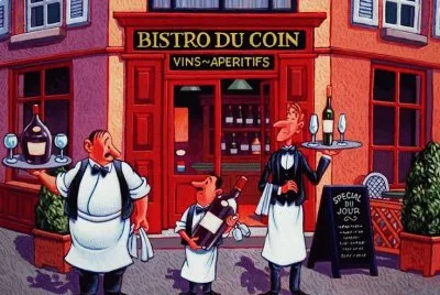 The Waiters by Michael Stockdale jigsaw puzzle