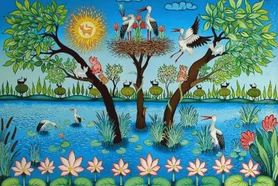 Storks by Koday Laszlo jigsaw puzzle