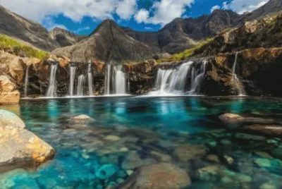 Piscinas de las Hadas. Escocia jigsaw puzzle
