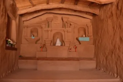 Capilla de adobe en Tinogasta. Catamarca. Argentina