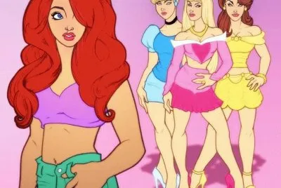 Ariel Cinderella Aurora Belle