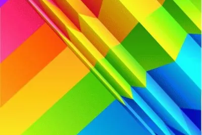 Colored jigsaw puzzle