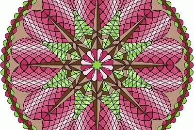 פאזל של mandalas