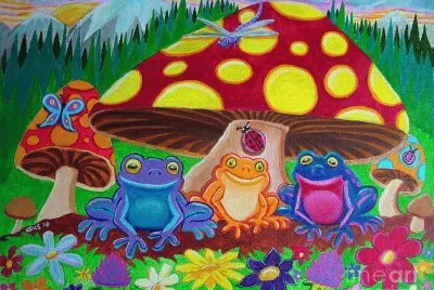 Frogs Trio jigsaw puzzle