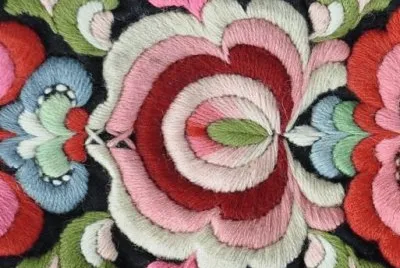 Embroidery jigsaw puzzle