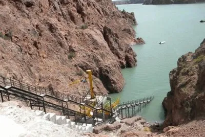 Dique Ameghino. Chubut. Argentina