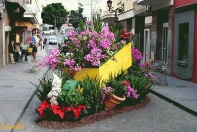 adorno floral plaza