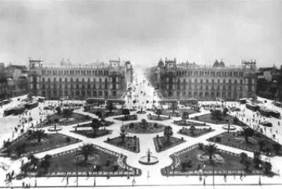 ZOCALO CD. DE MEXICO 1926