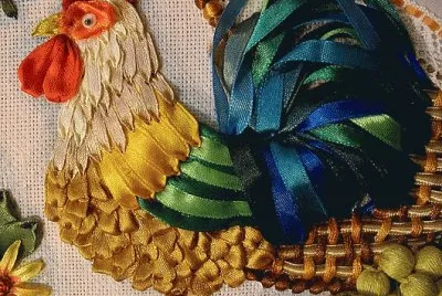 Embroidery Rooster