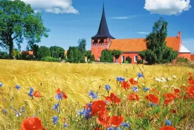 פאזל של Bornholm. Dinamarca