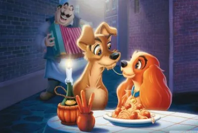 פאזל של the lady and the tramp