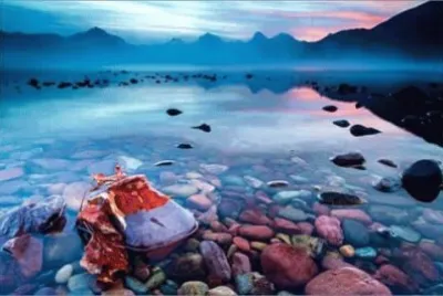 פאזל של El Lago de Mcdonald, Montana, Estados Unidos