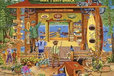 Mike 's Bait Shop by Sandy Rusinko