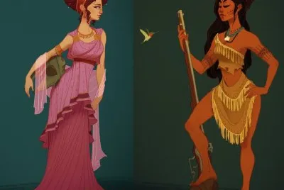 Megara Pocahontas jigsaw puzzle