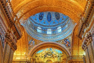 Iglesia de la CompaÃ±Ã­a. Quito. Ecuador
