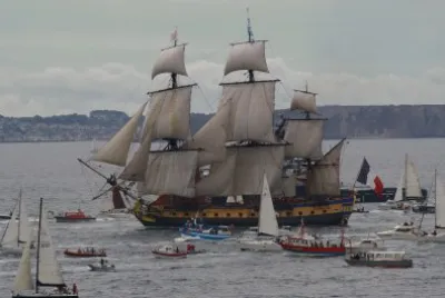 arrivÃ©e de L 'Hermione Ã  Brest