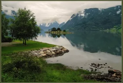 Luster. Noruega jigsaw puzzle