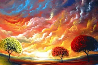 Colored Tree jigsaw puzzle