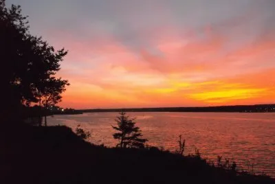 Colourful clouds at sunset