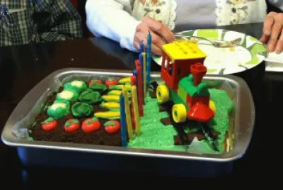 Boy + Great-grandpa Birthday Cake