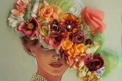 Lady with Flower Head