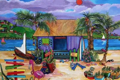 Beach Shop by Patti Schermerhorn