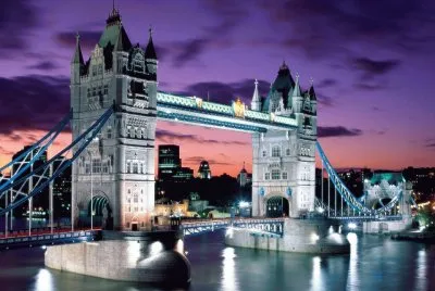 London Evening, Tower Bridge, England