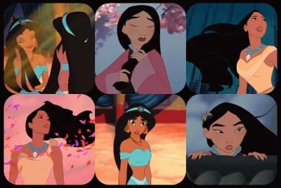 Jasmine Mulan Pocahontas