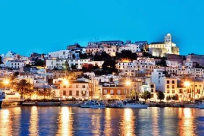 Atardecer en Ibiza.