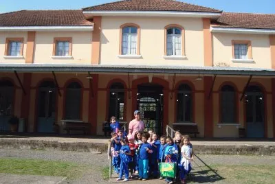 פאזל של EstaÃ§Ã£o da Cultura e alunos da EMEF Etelvino