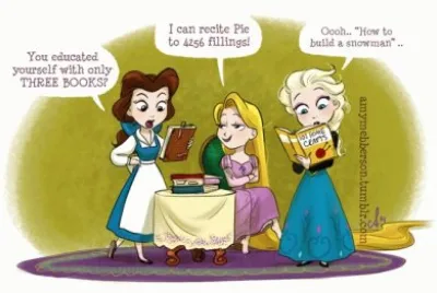 Belle Rapunzel Elsa