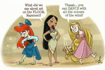 Ariel Pocahontas Rapunzel