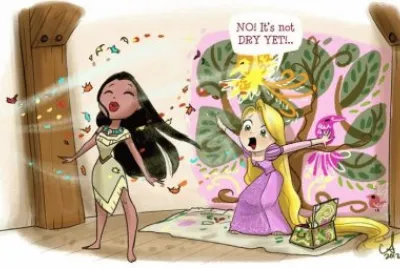 Pocahontas Rapunzel