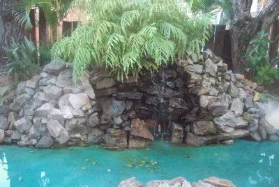 O Lago de Aguas azuis