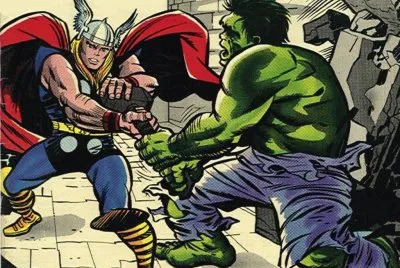 Thor e Hulk jigsaw puzzle