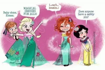 Anna Elsa Merida SnowWhite
