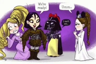 Rapunzel Mulan SnowWhite Leia