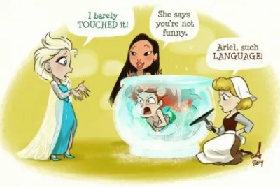 Elsa Pocahontas Ariel Cinderella
