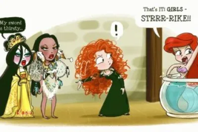 Mulan Pocahontas Merida Ariel