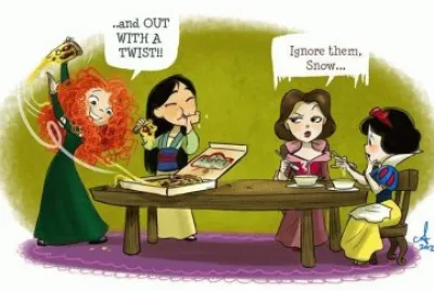 Merida Mulan Belle SnowWhite