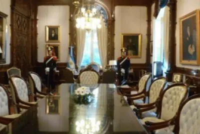 En la Casa Rosada. Buenos Aires. Argentina