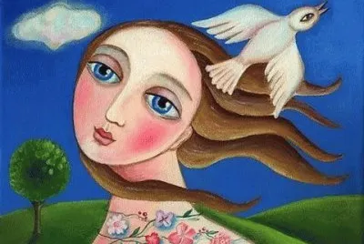 ojos azules